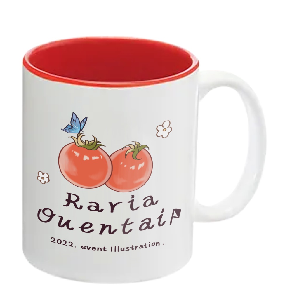 【ラリア🍅🦋‪】マグカップ 赤or青