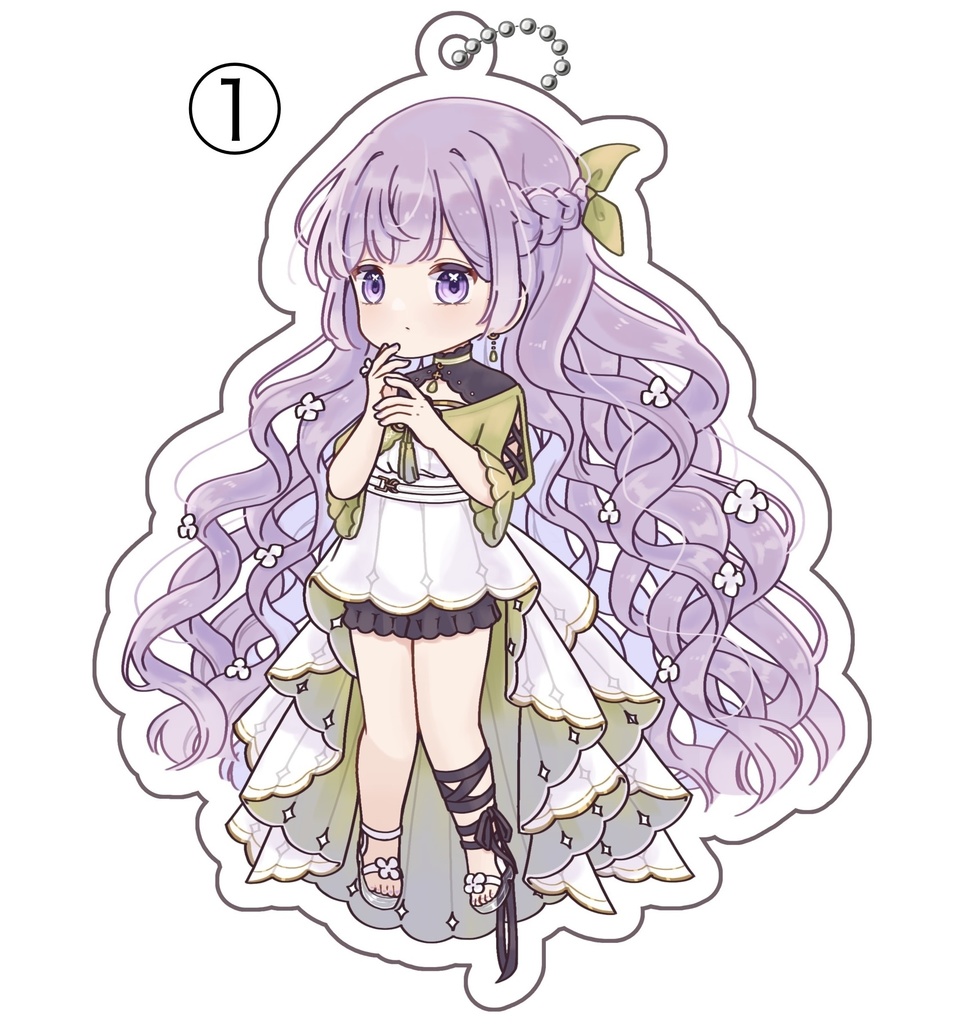 【ラリア🍅🦋‪】アクリルキーホルダー