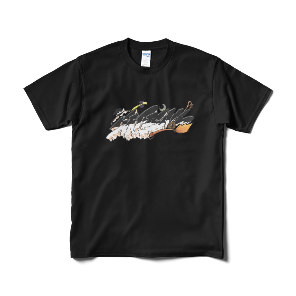 霧雨魔理沙 グラフィティデザインTシャツ