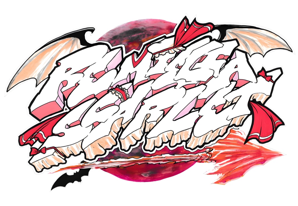 レミリア・スカーレット グラフィティデザインTシャツ