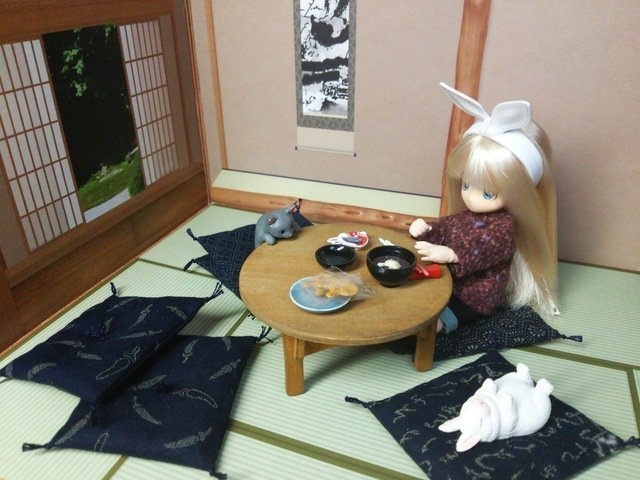 座布団・藍染め【4種類】