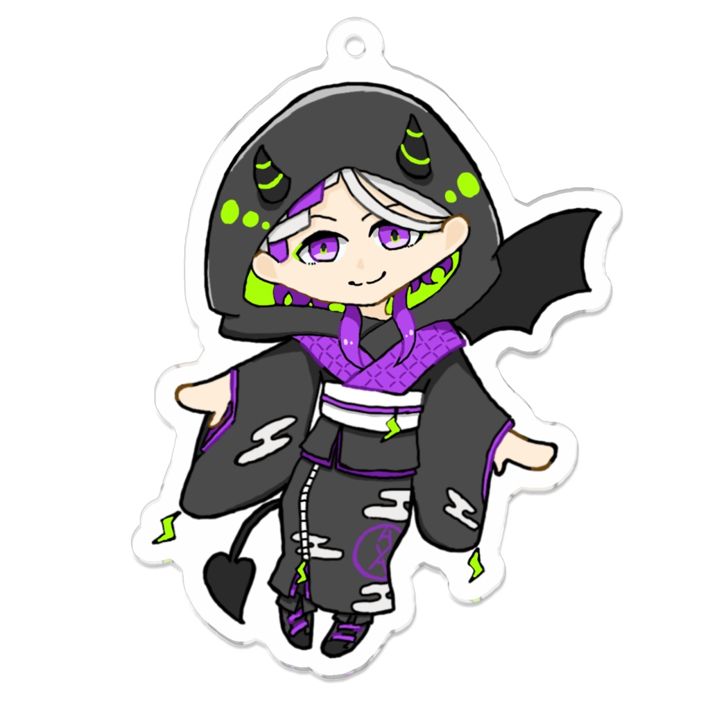悪魔のアヤちゃん アクリルキーホルダー