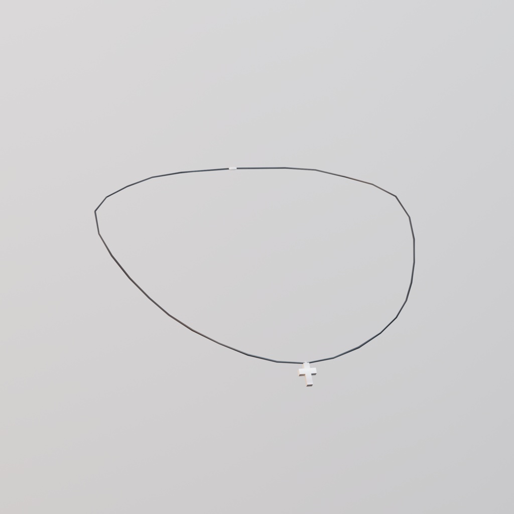 メリノちゃん用クロスペンダント