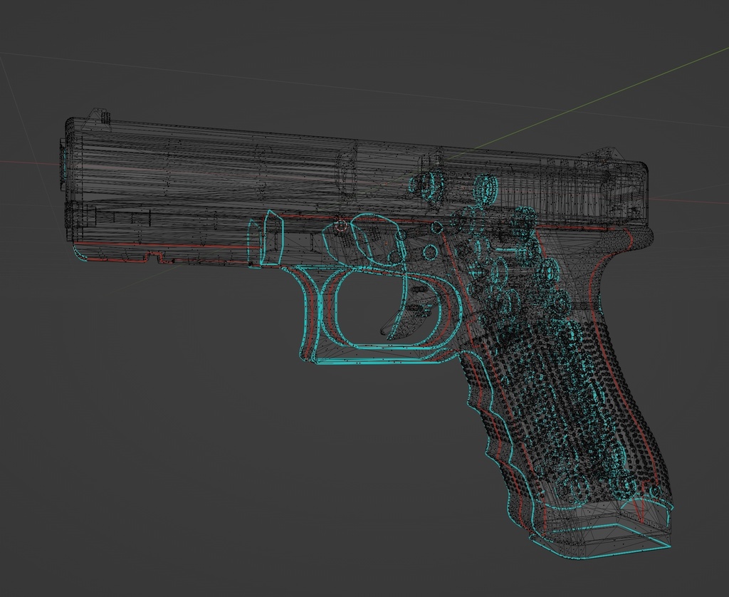 G17 4th generation 3Dモデル