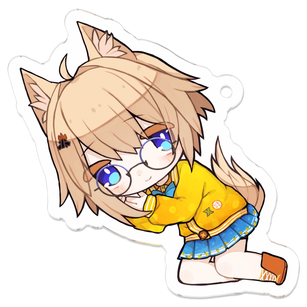 えすにやすやすやアクリルキーホルダー