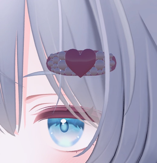 【無料】ハートパールバレッタ【頑張ろう05】