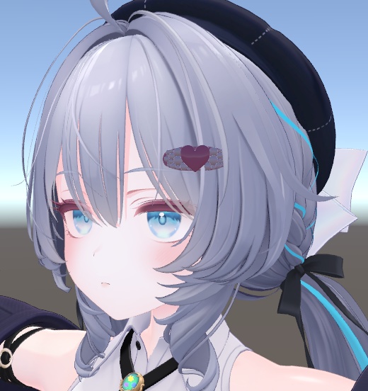 【無料】ハートパールバレッタ【頑張ろう05】