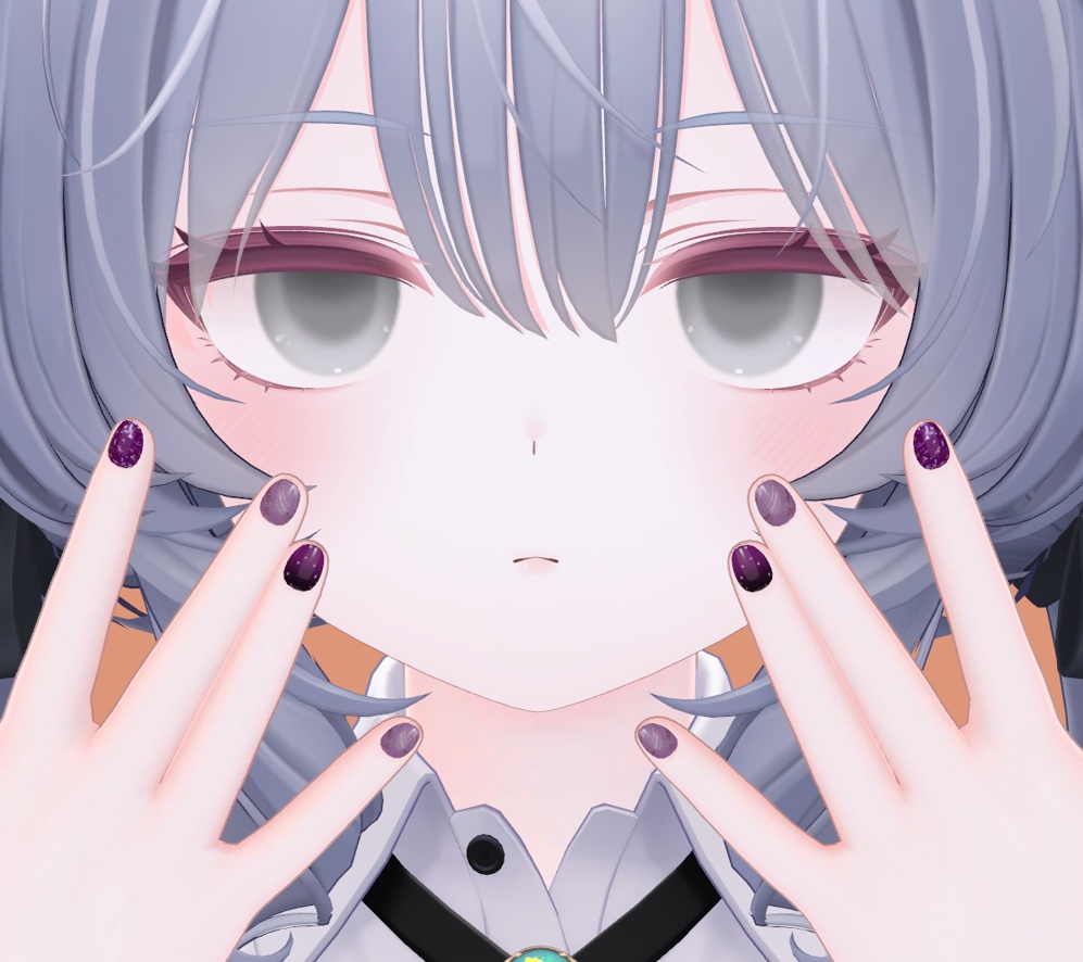 【Ramune用】ギランギラン紫nail【頑張ろう14】