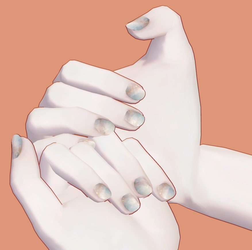 【Marycia用】大理石風上品nail【頑張ろう24】