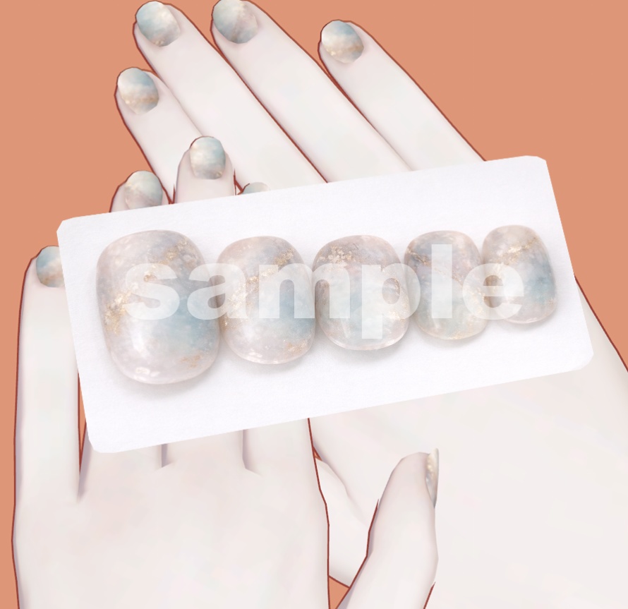 【Marycia用】大理石風上品nail【頑張ろう24】