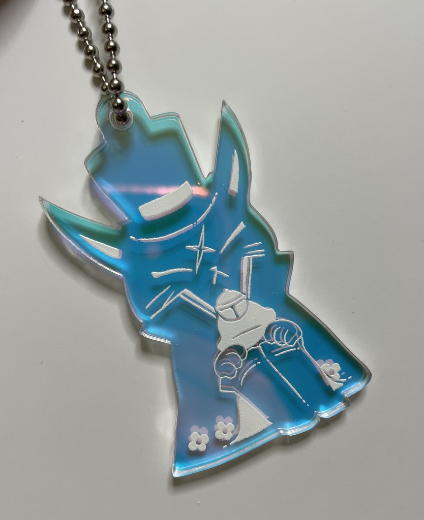 にゃんじーくすオーロラアクリルキーホルダー