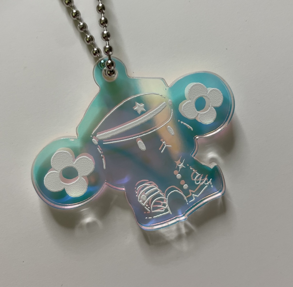 ちゅうのすけオーロラアクリルキーホルダー