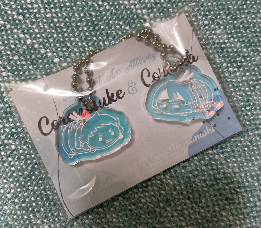 ころのすけ・ころまオーロラアクリルキーホルダー