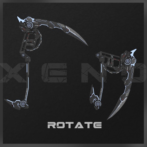 【3Dモデル】対軍戦術鎌D‐FORTRESS XE=NO ゼノ