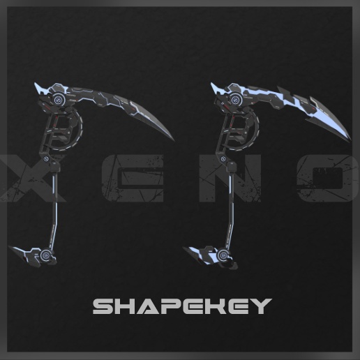 【3Dモデル】対軍戦術鎌D‐FORTRESS XE=NO ゼノ