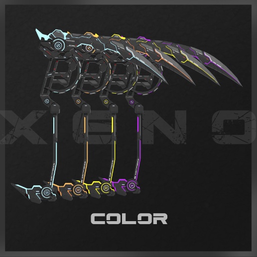 【3Dモデル】対軍戦術鎌D‐FORTRESS XE=NO ゼノ