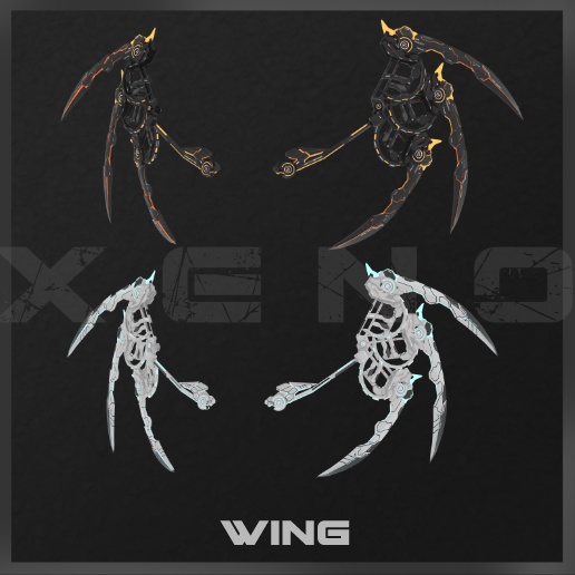 【3Dモデル】対軍戦術鎌D‐FORTRESS XE=NO ゼノ