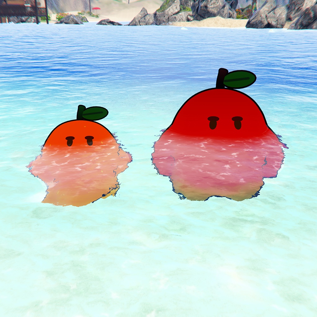 【無料アバター】りんごみかん【おまけ武器付】