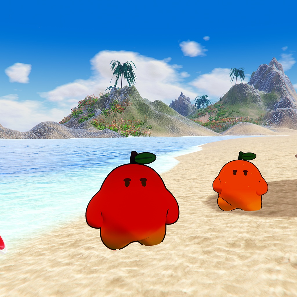 【無料アバター】りんごみかん【おまけ武器付】