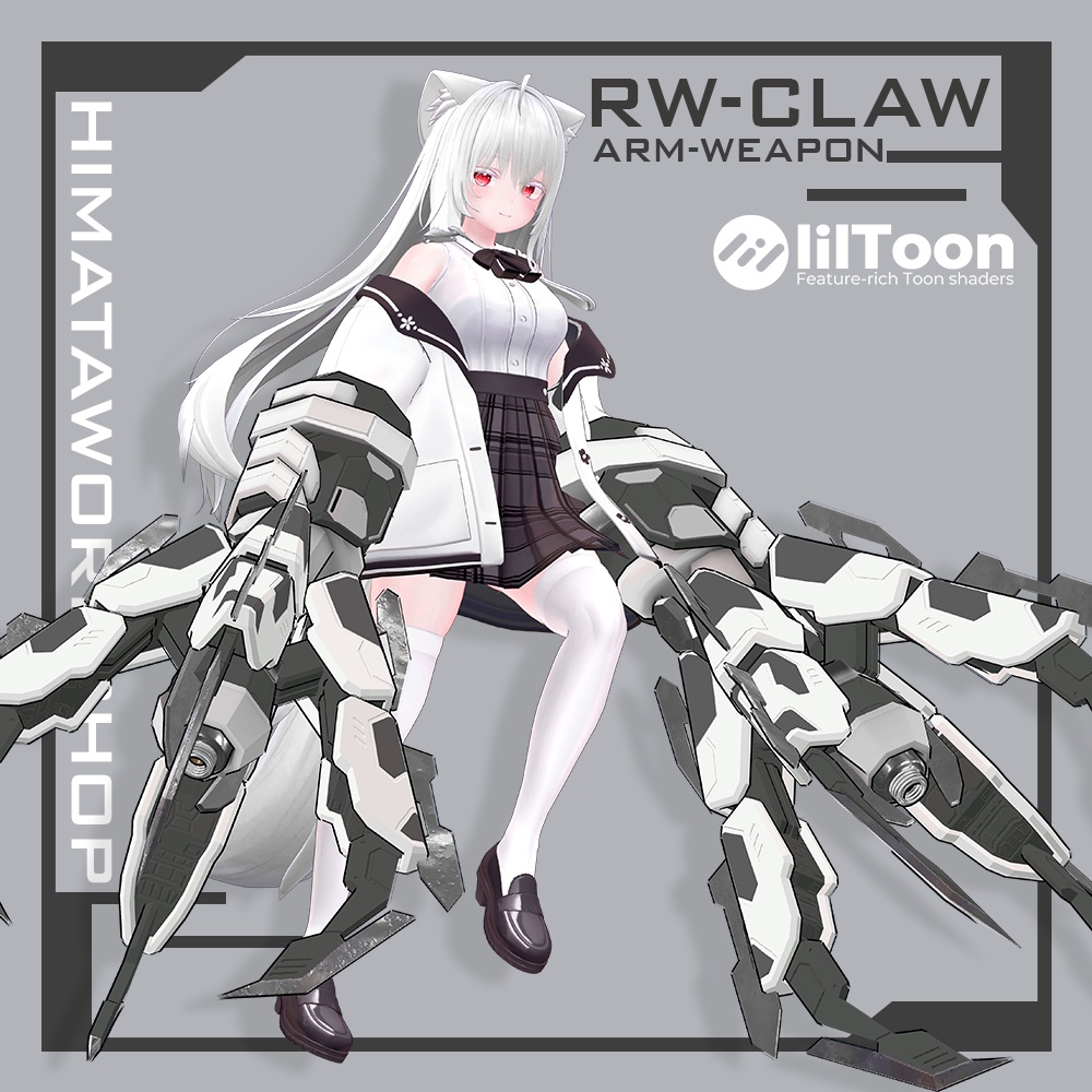 オリジナル3Dモデル【RW-CLAW】アームクロー