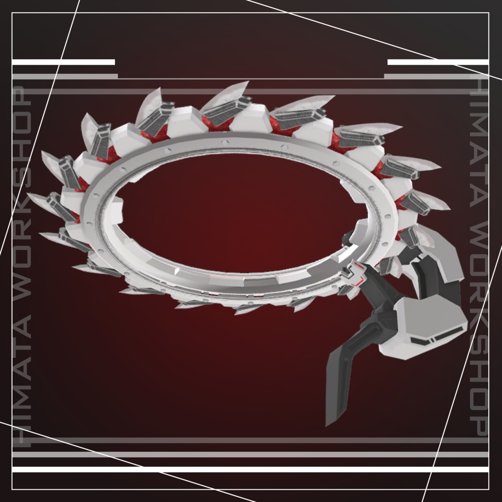 オリジナル3Dモデル【SAWHALO】