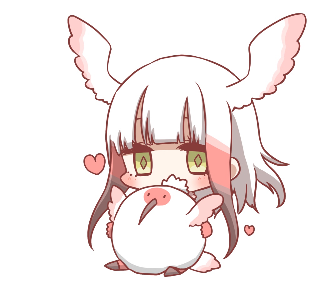 トキちゃんとまんまるトキ　アクリルキーホルダー