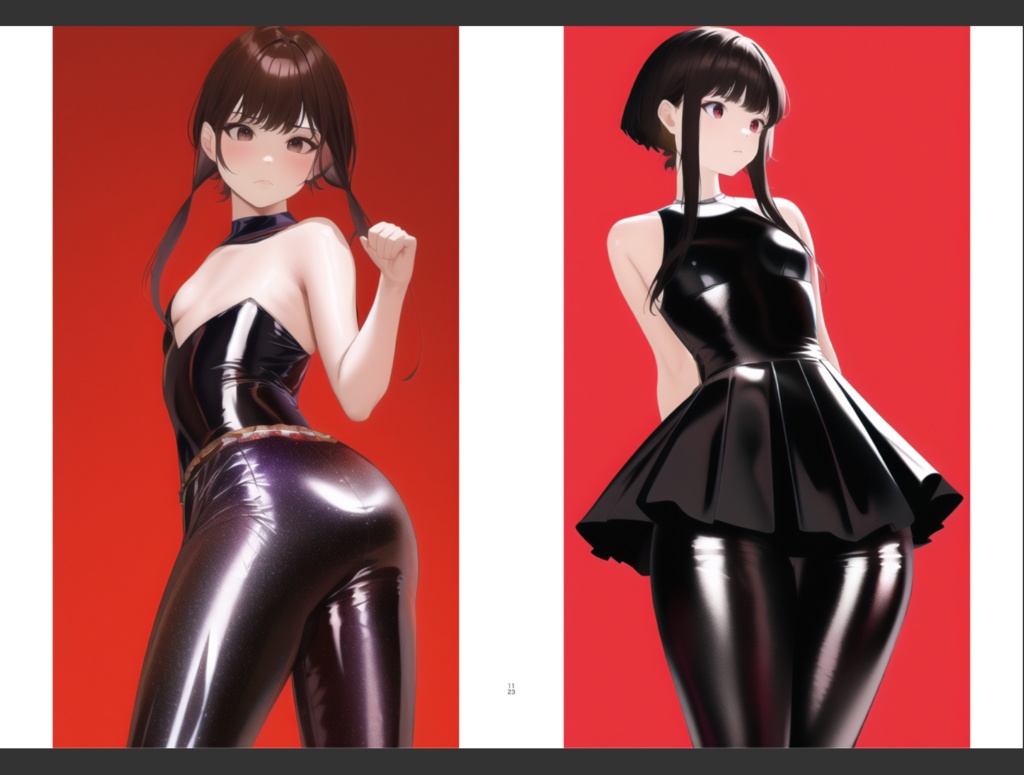 「AI COLLECTION」即売会 フルセット 冊子+ポストカード全3種