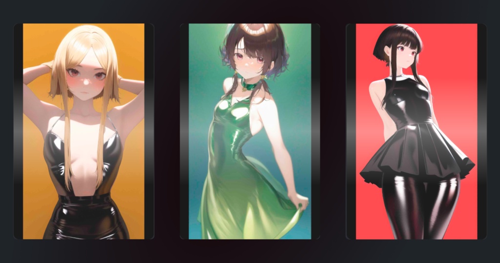 「AI COLLECTION」即売会 セット ポストカード全3種