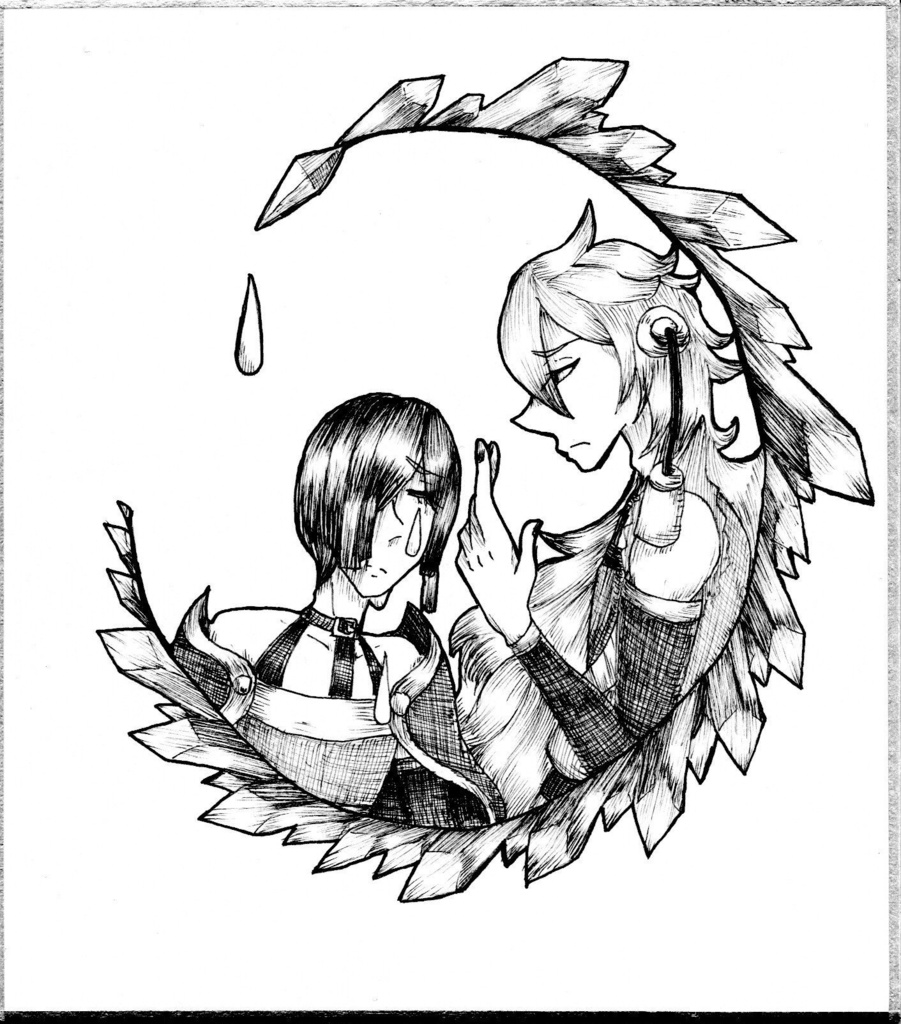リン＆ルベラ色紙