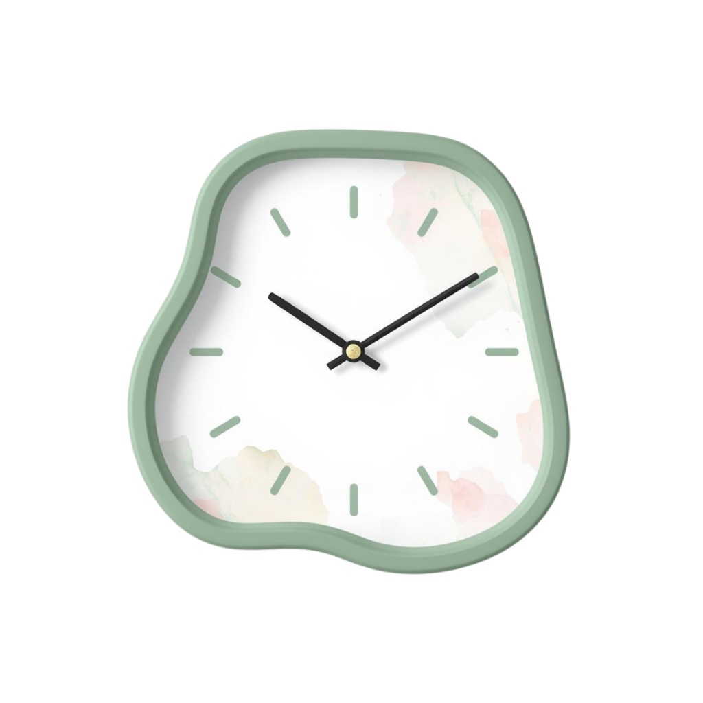 ピンク&グリーン基調 | 韓国インテリア雑貨クリップアート10点セット(PNG背景透過)