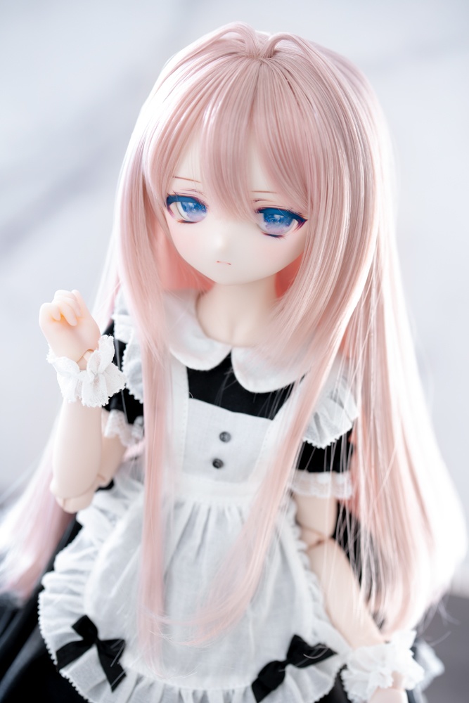 "07NNワンカール インテークver パールピンク” ドール用 8-9インチサイズ ウィッグ