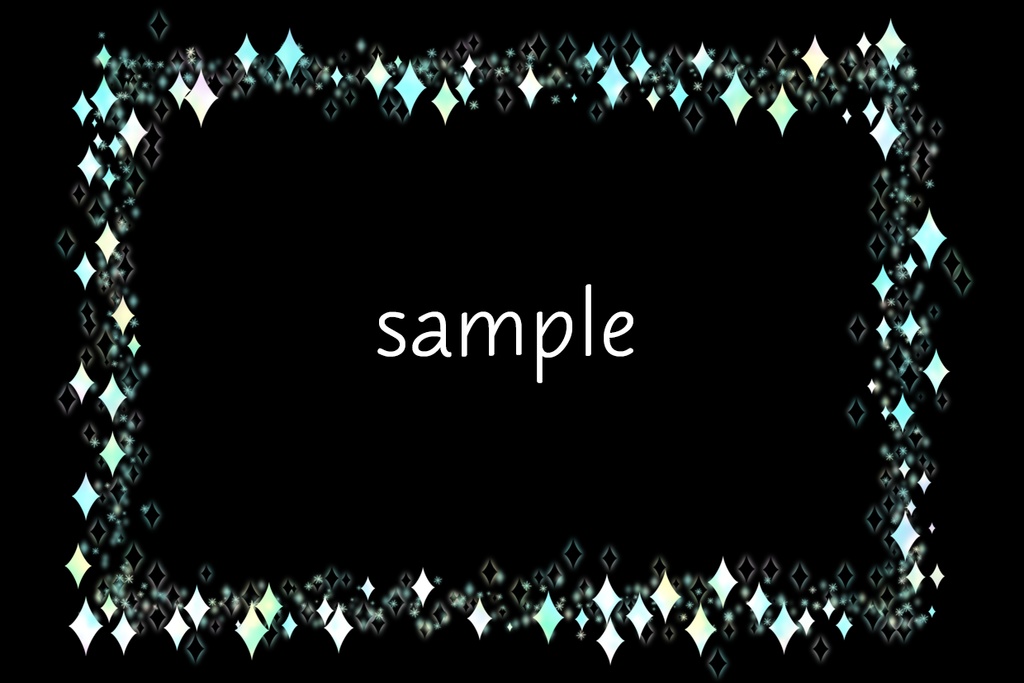 キラキラフレーム5種