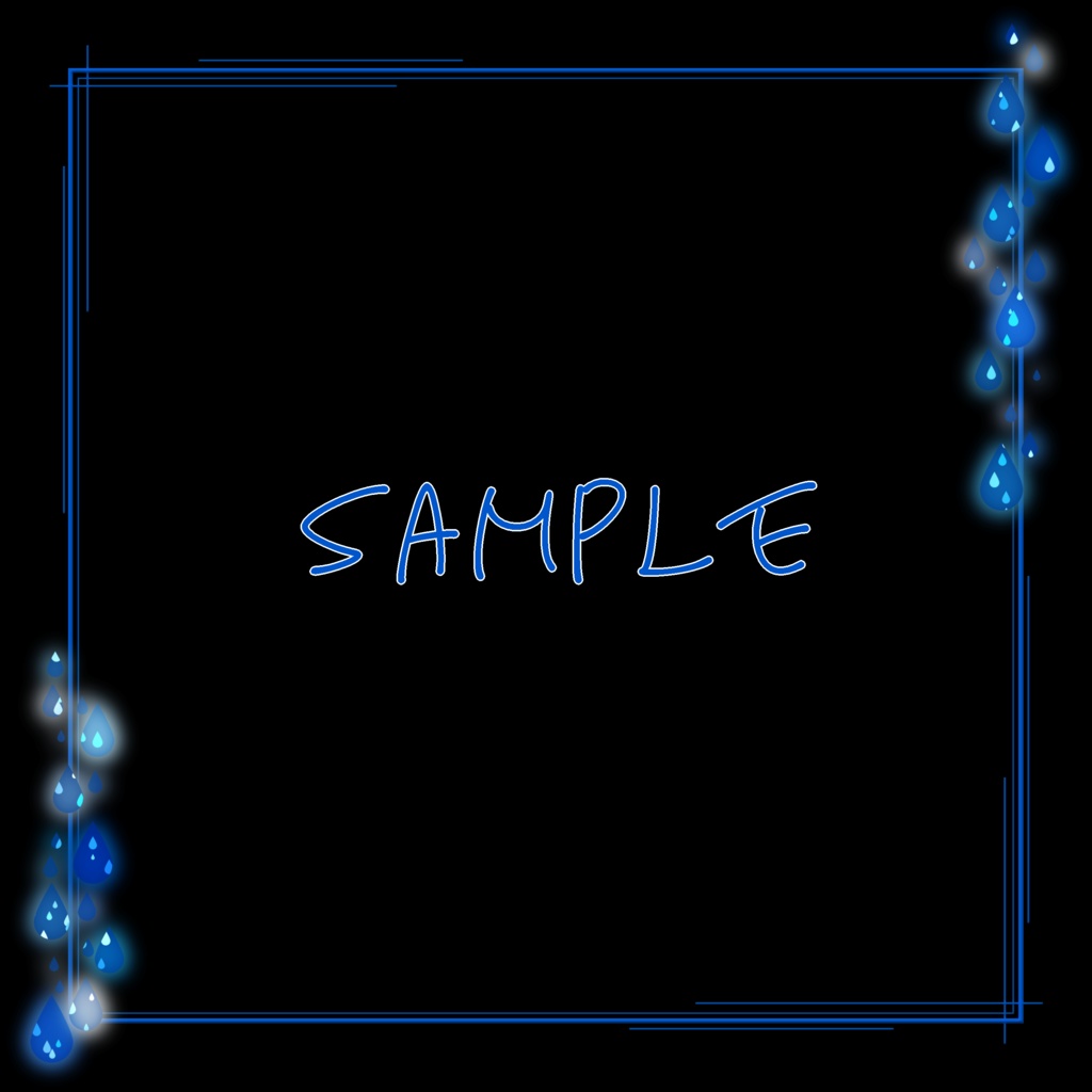 大きな正方形のフレーム素材