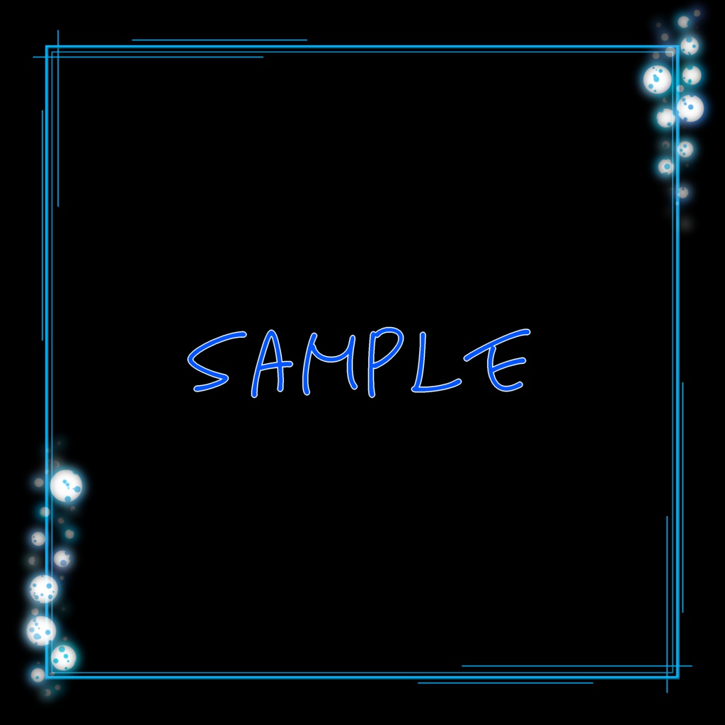 大きな正方形のフレーム素材