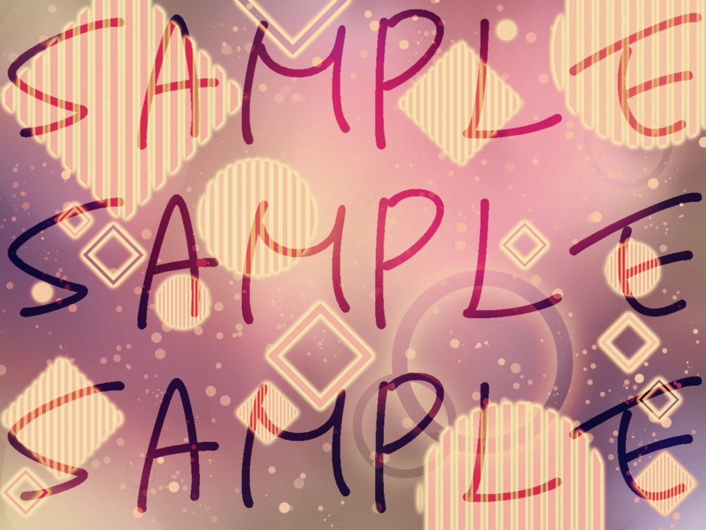 かわいい模様のテクスチャ素材