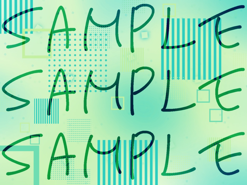 かわいい模様のテクスチャ素材