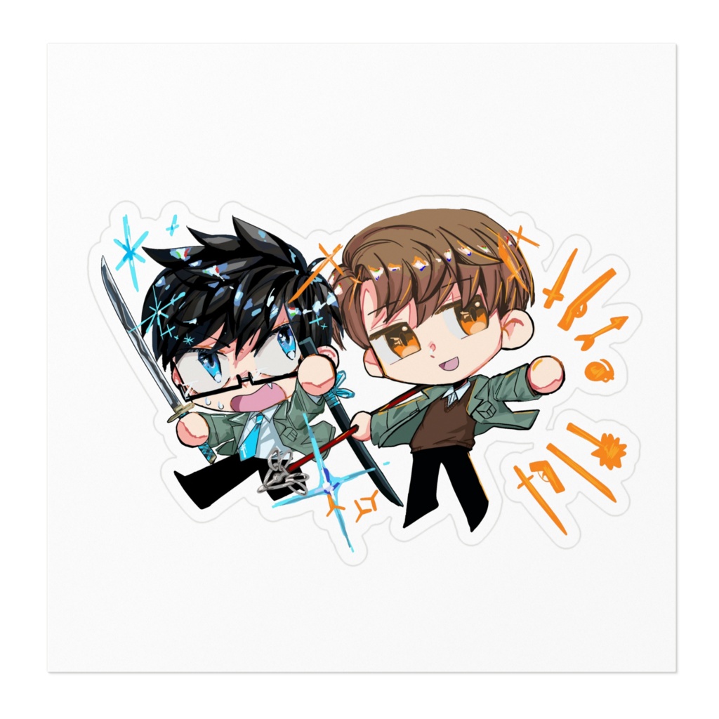 天地SDステッカー