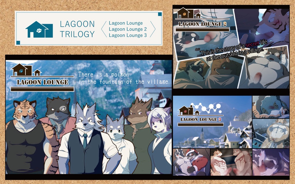 Lagoon Trilogy - English pack ( Lagoon Lounge 1 & 2 & 3 original versions )