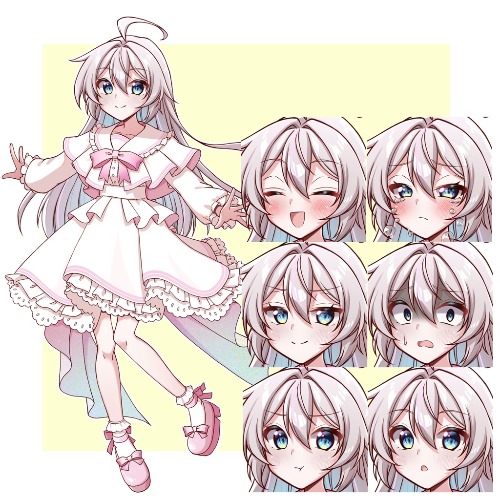 【フリー素材】フリフリ幼女の立ち絵【PNG43種orPSD】