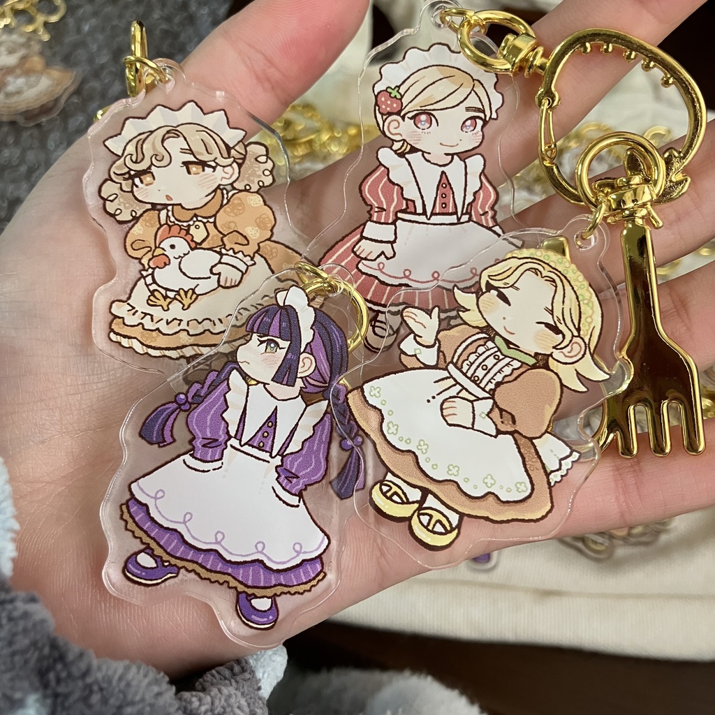 メイドさんアクリルキーホルダー