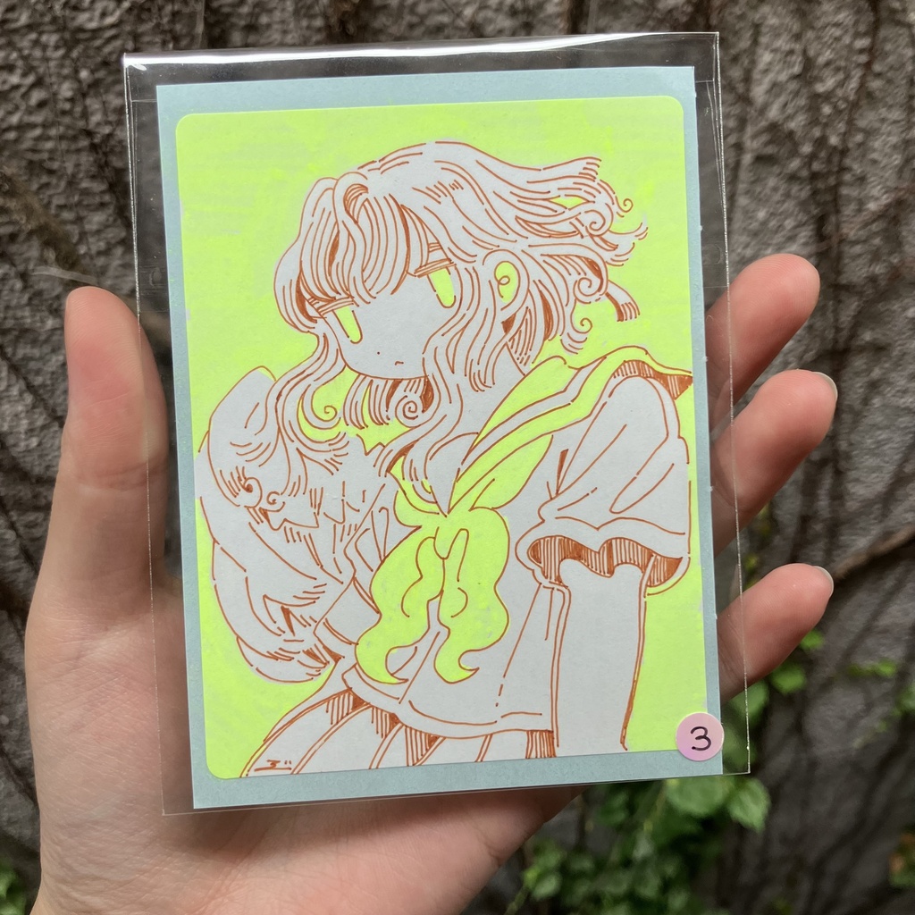 【原画】ステッカードローイング