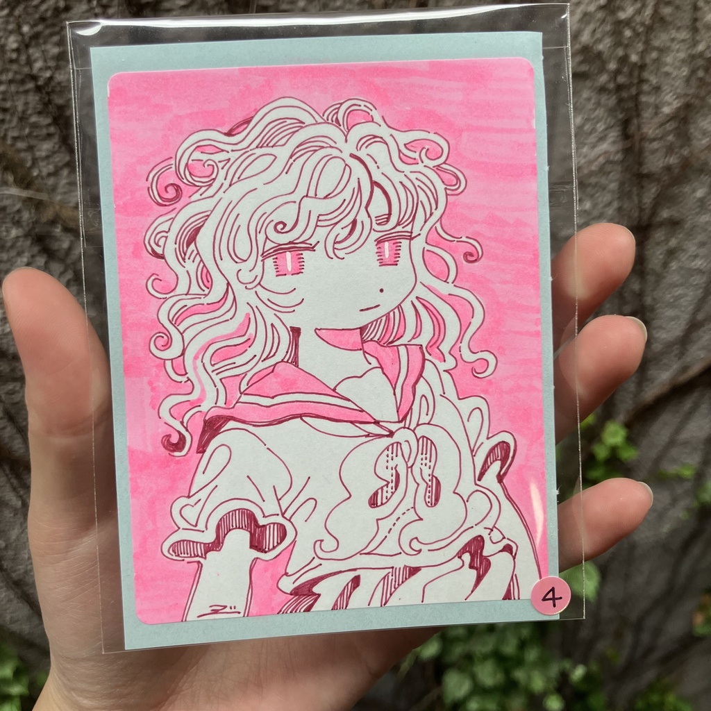 【原画】ステッカードローイング