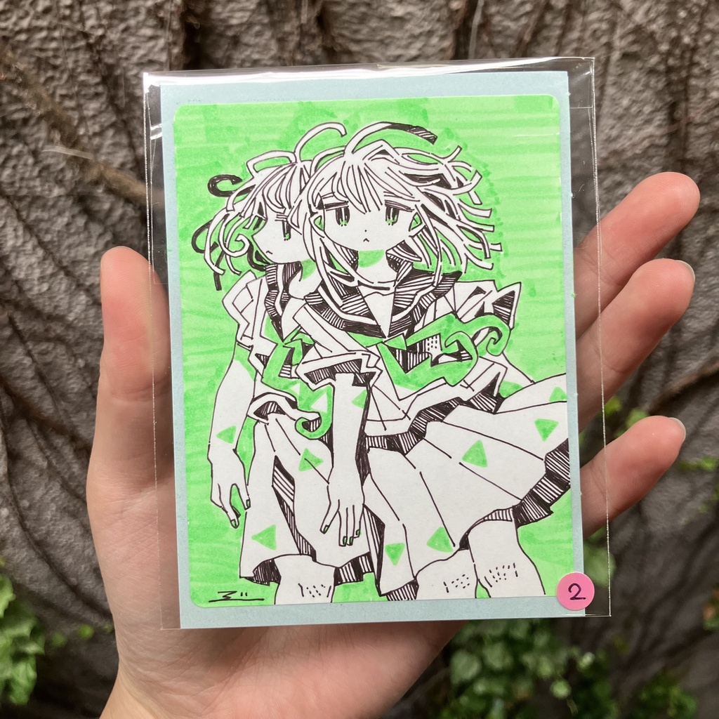 【原画】ステッカードローイング