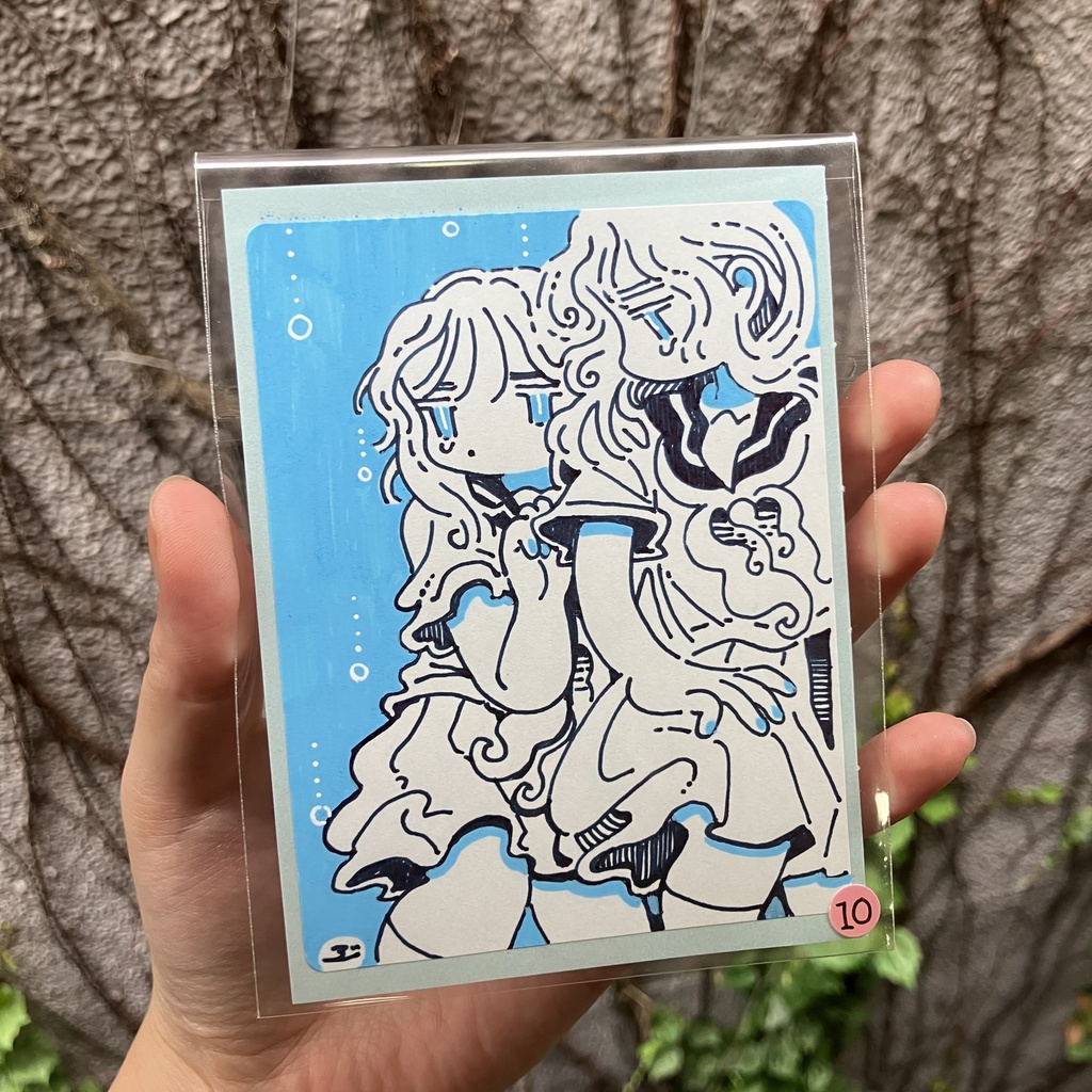 【原画】ステッカードローイング