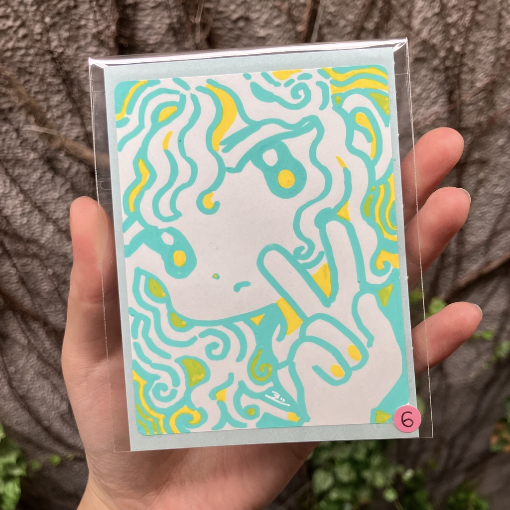 【原画】ステッカードローイング