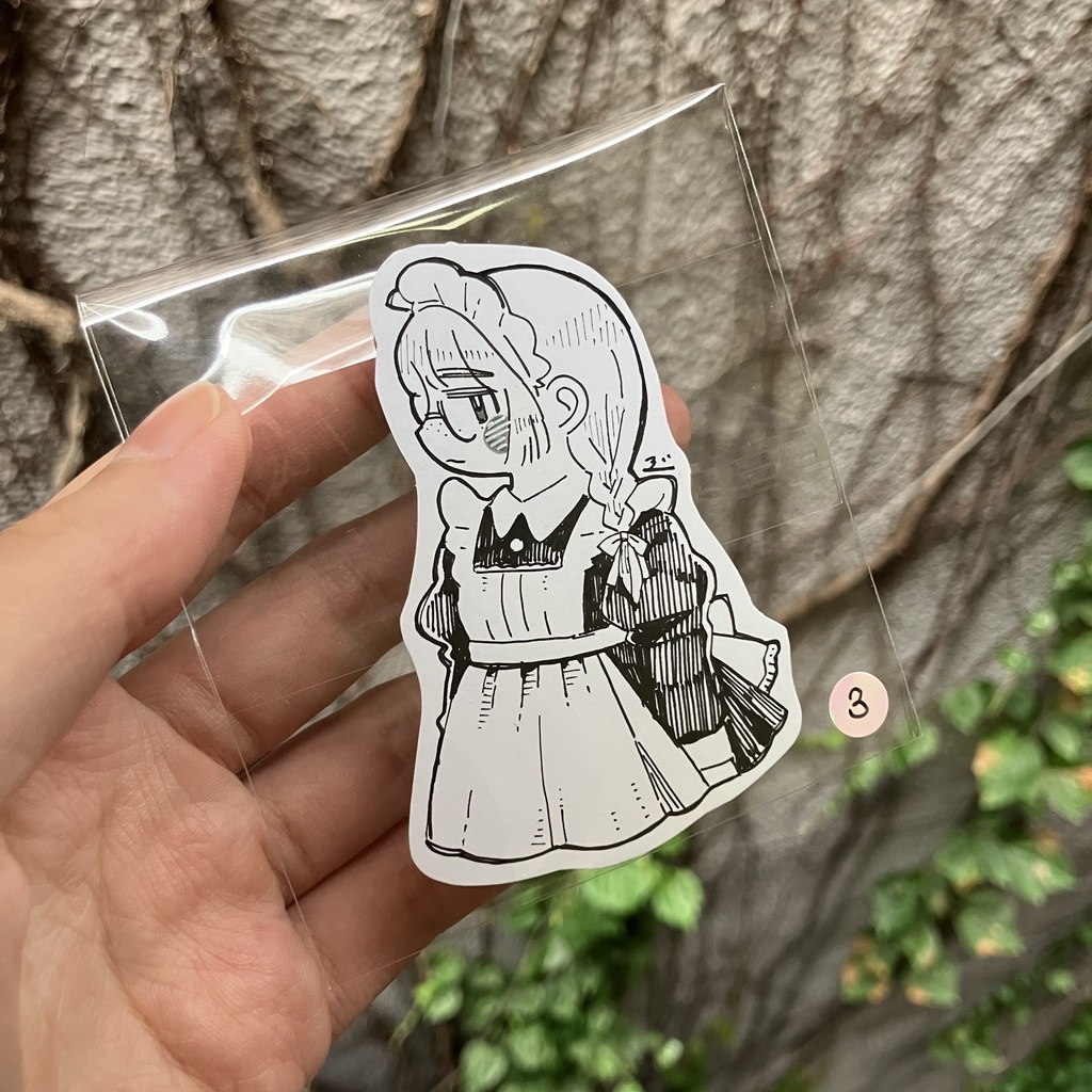 【原画】メイドさんマグネット