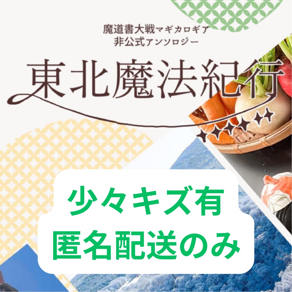【少々キズ有 匿名配送のみ】マギカロギア シナリオ集「東北魔法紀行」