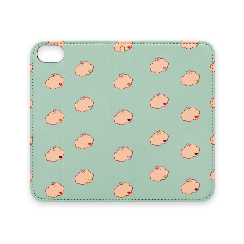 手帳型iphoneケース　c