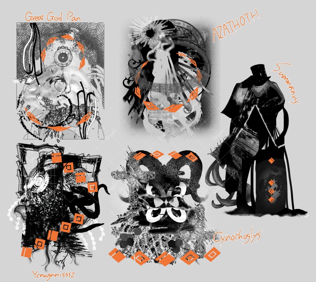 【無料】①神話生物/神格素材