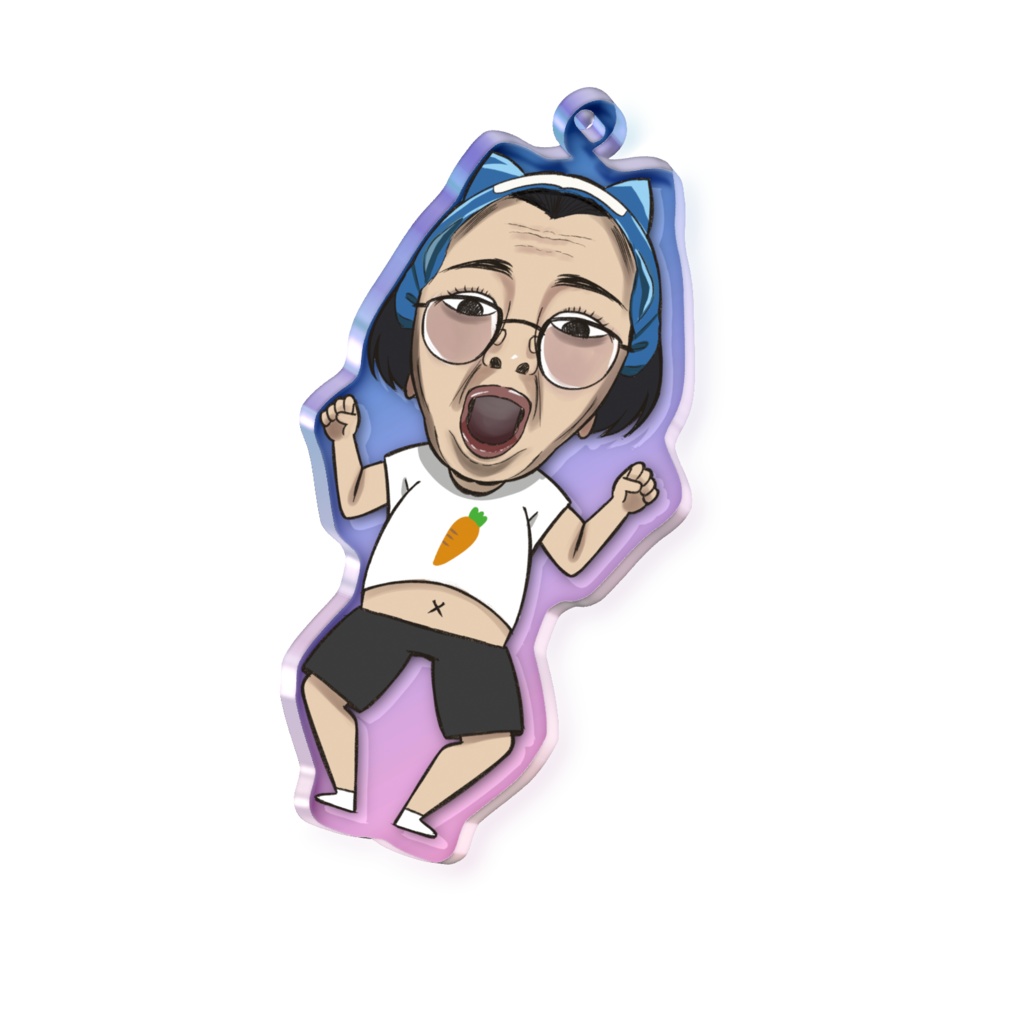 きもかわみそちる　アクリルキーホルダー